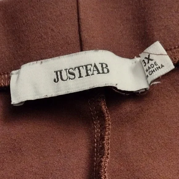 6 PAIRS - JustFab Pants Knit Stretch Skinny Pull-on Dressy Size 3X